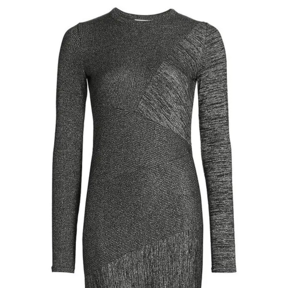 Rag & Bone | Knit Tonal Blocked Mini Dress - Picture 1 of 4